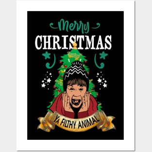 Merry Christmas Filthy Animal Posters and Art